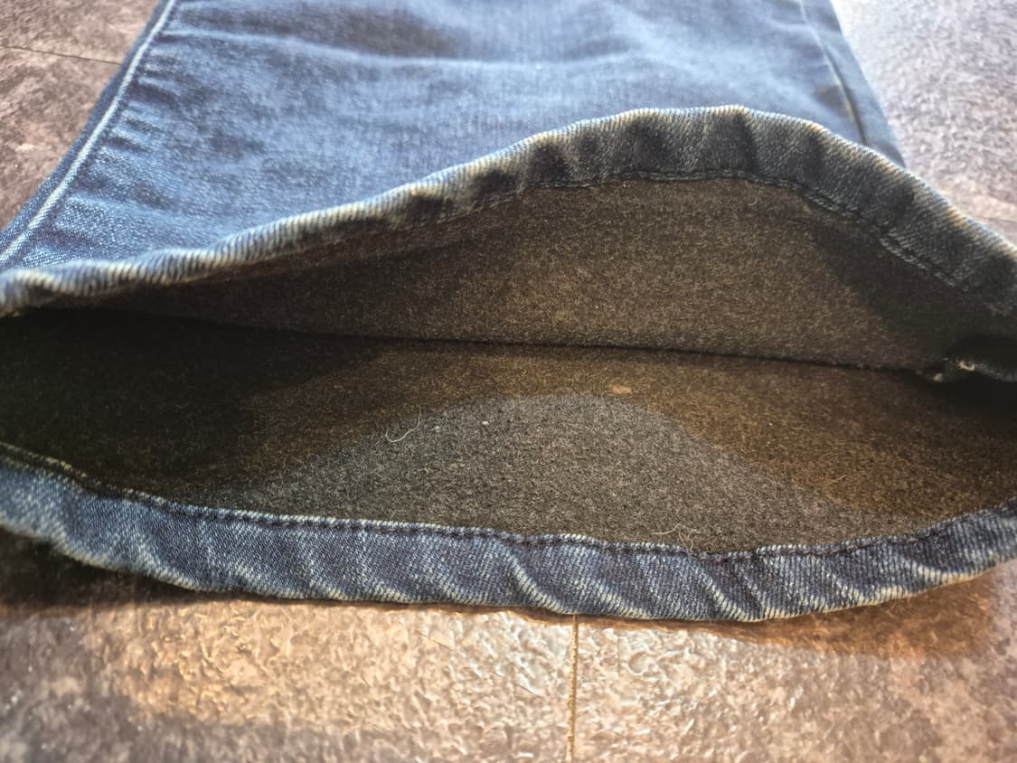 게스 여성 와이드핏 기모 데님 팬츠 29 상품이미지2