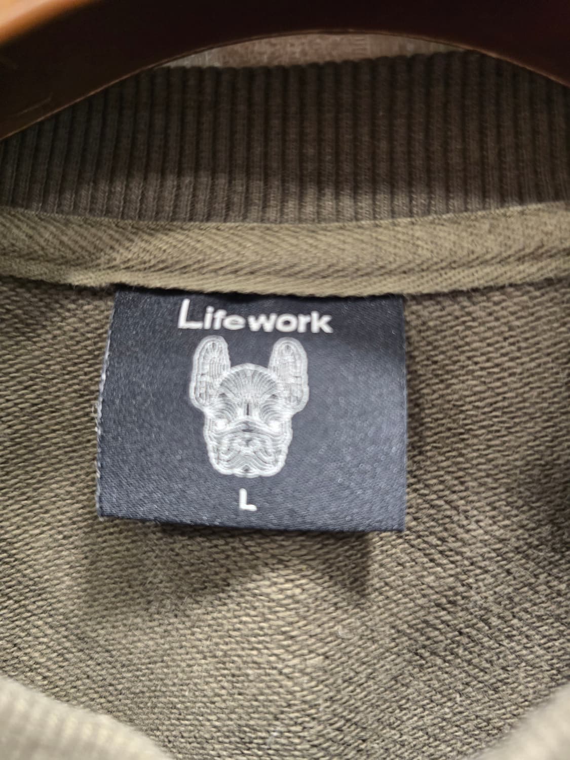 라이프워크 불독 맨투맨 L(100) 상품이미지7