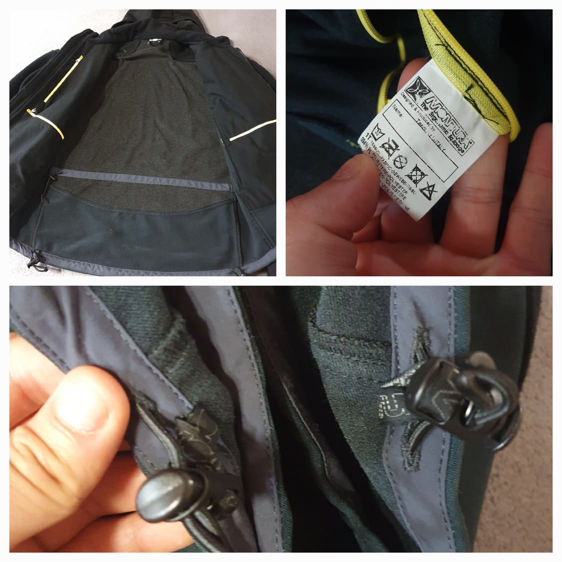 몬츄라 후드 플리스 자켓 xs(남성L or여성66) schoeller원단 상품이미지8