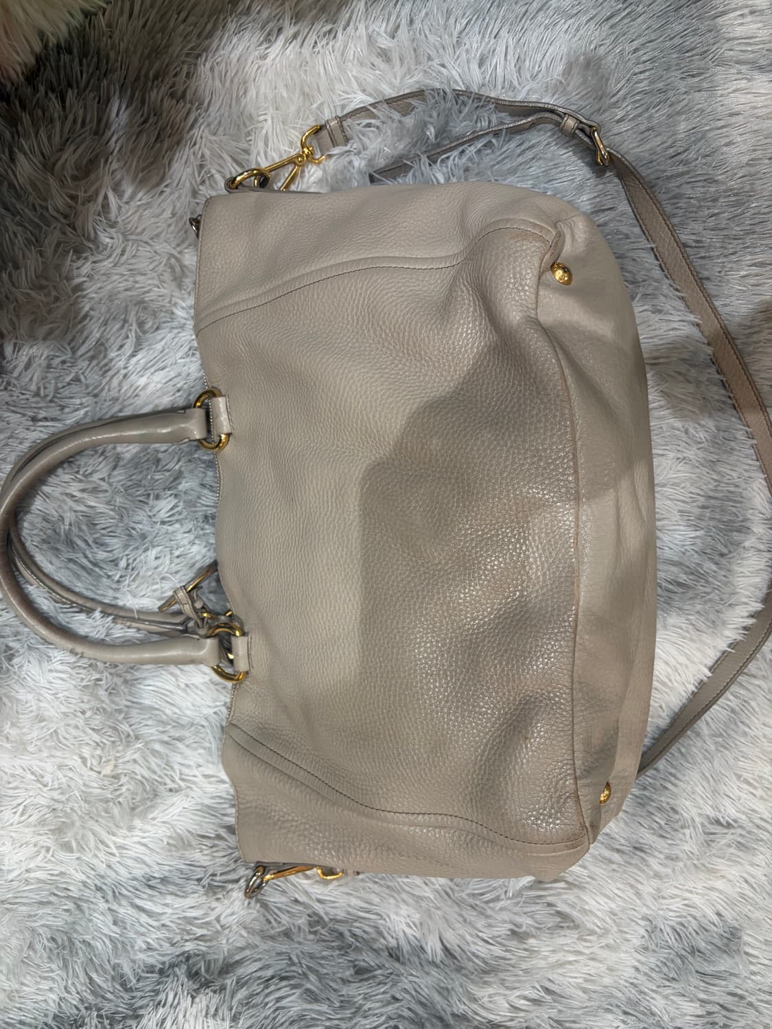 프라다 가죽 토트백 상품이미지5