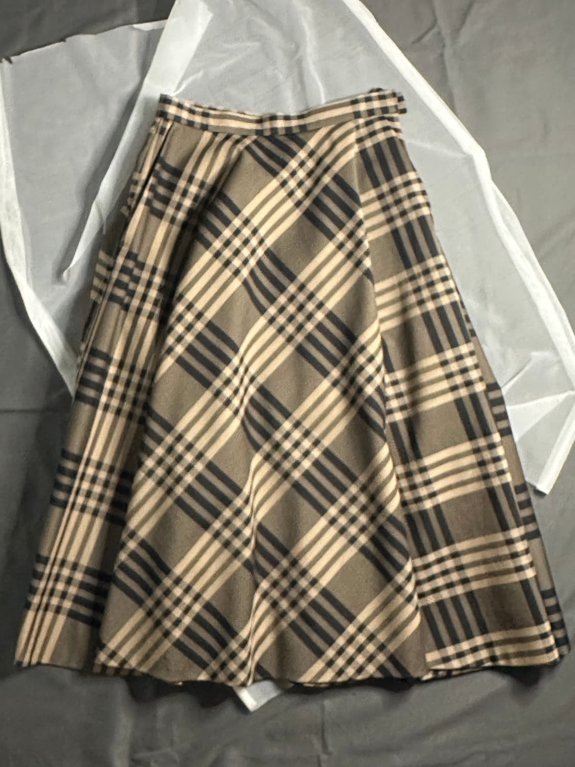 United arrows tokyo 체크패턴 롱치마 상품이미지1