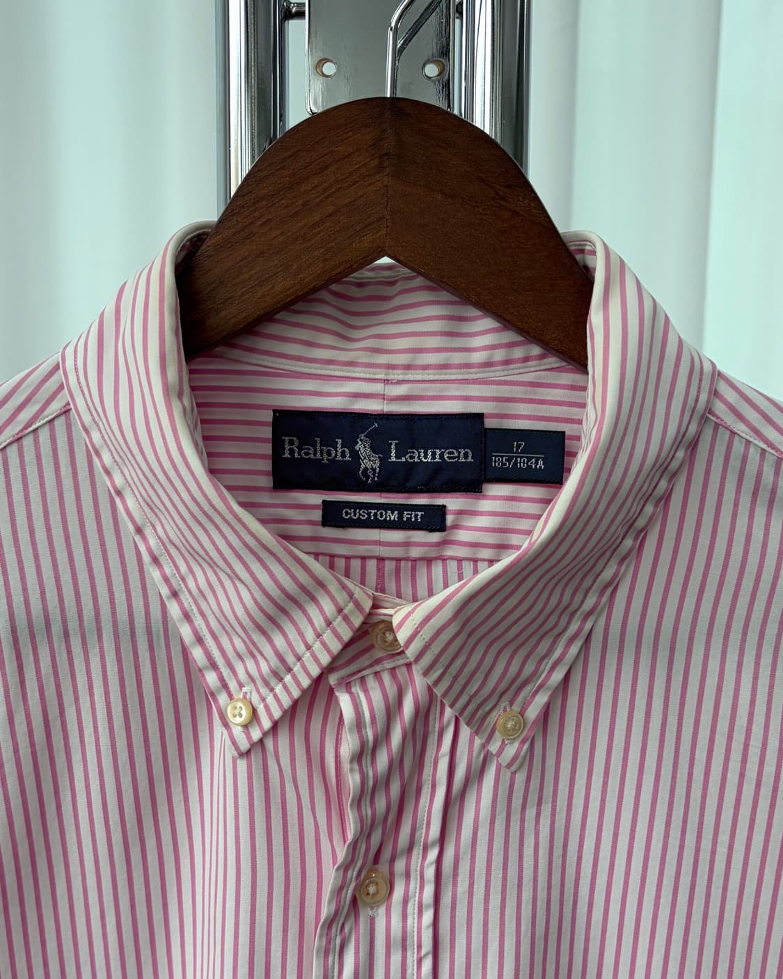 [XL]폴로 랄프로렌 스트라이프 포플린 반팔 셔츠 상품이미지7