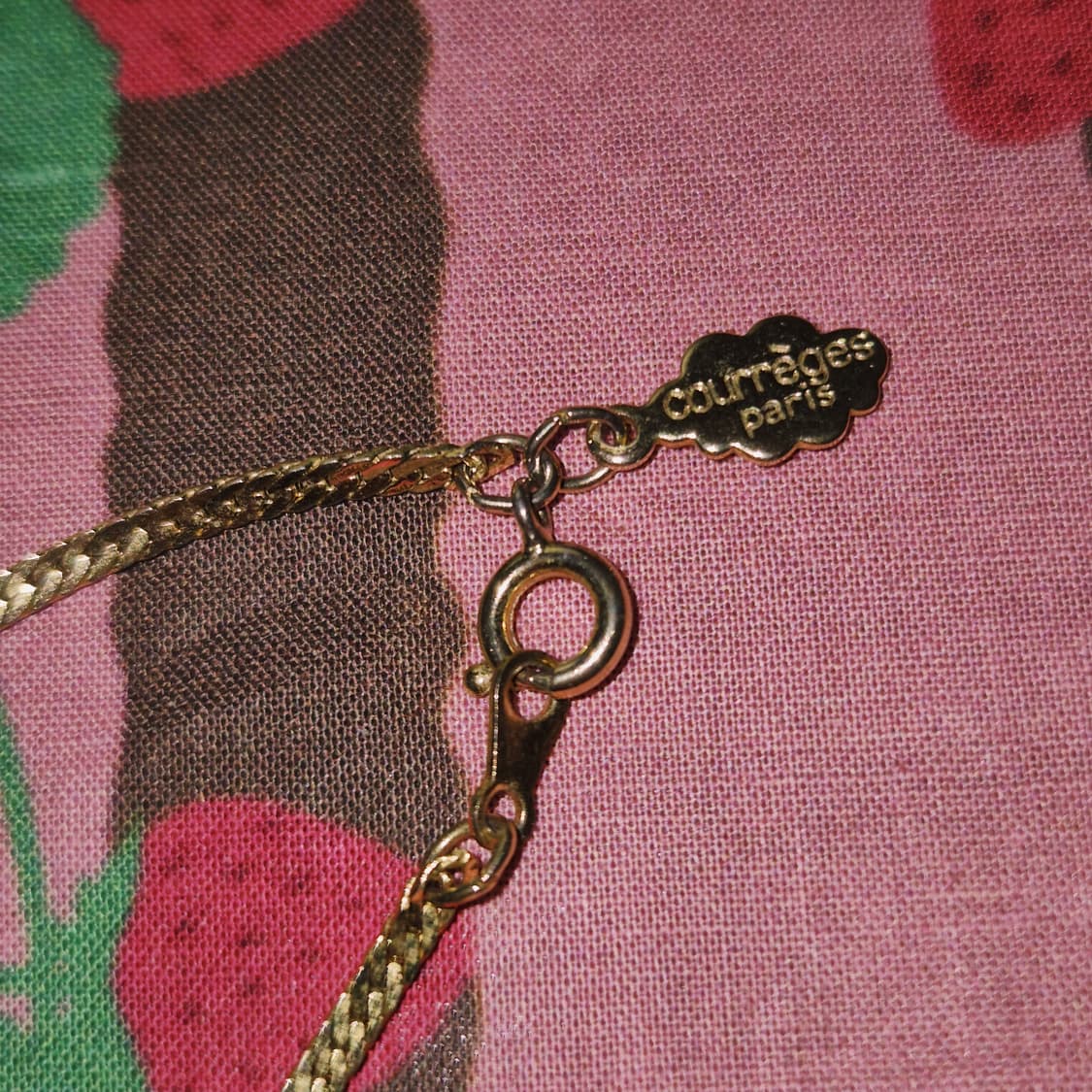 90s 프랑스 꾸레쥬 리본 크리스탈 초커 상품이미지9