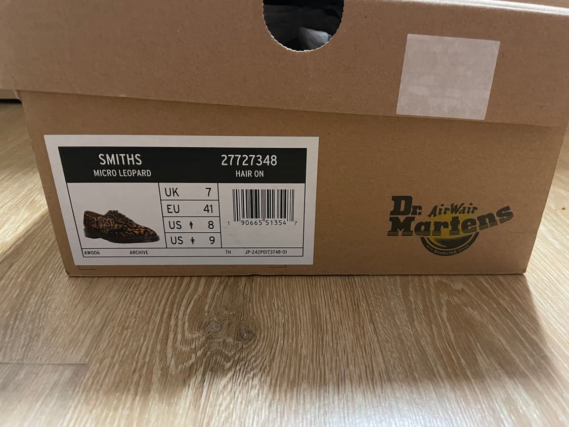 [새상품] 닥터마틴 스미스 레오파드 260 UK7 US8 상품이미지3