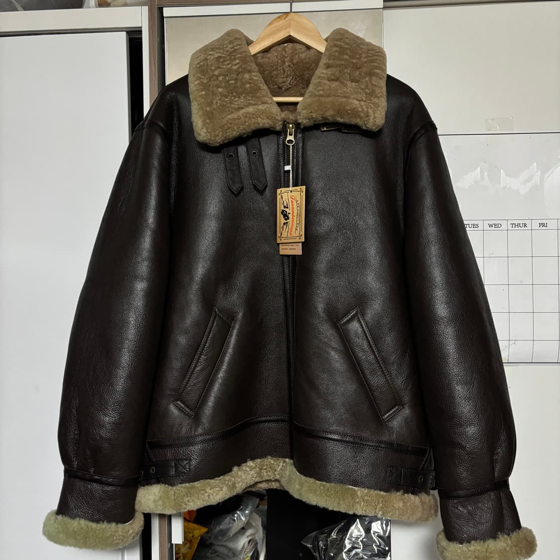 알리익스프레스 남자 무스탕 상품이미지1