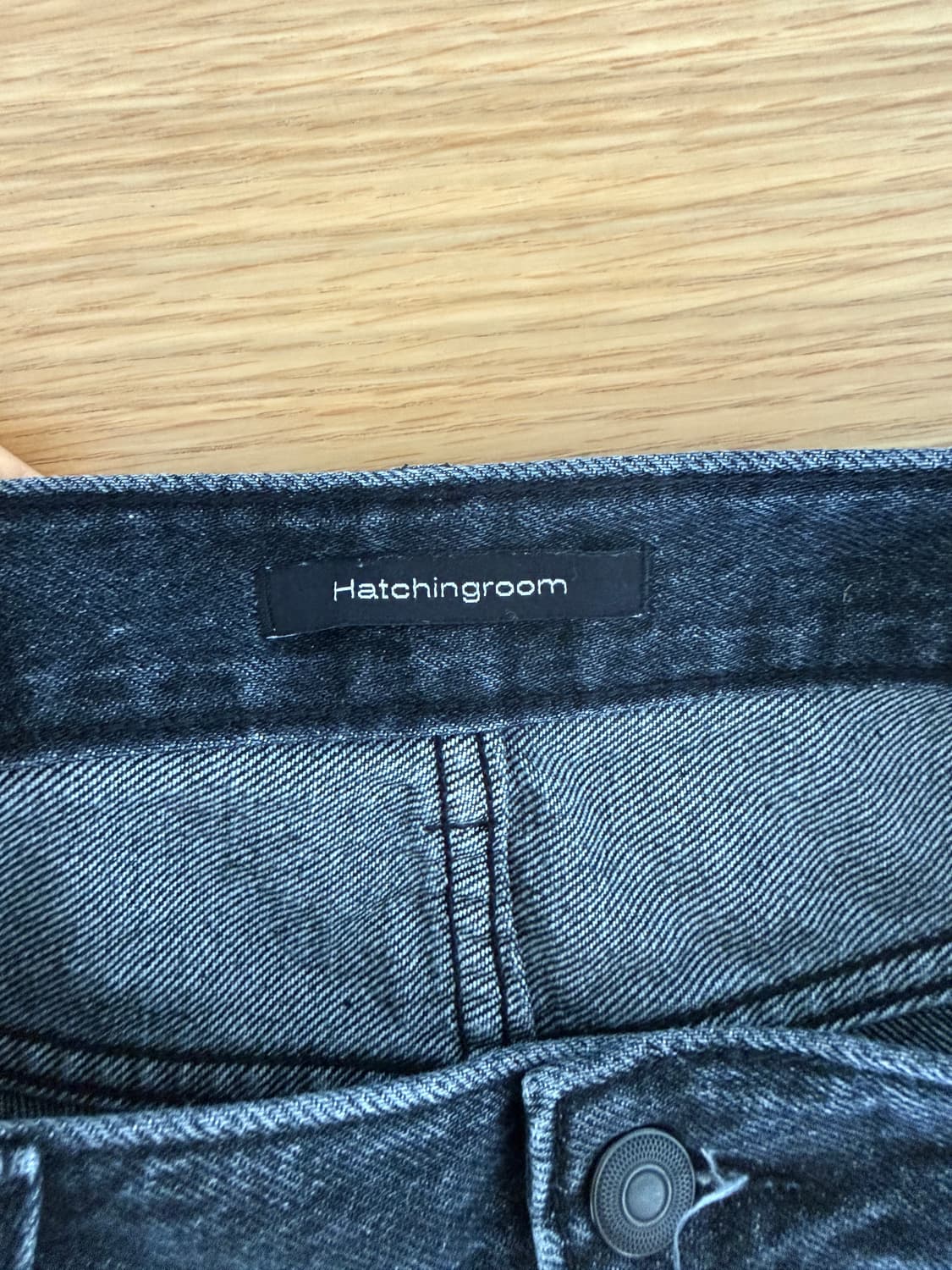 해칭룸(HATCHINGROOM) 흑청 와일드 데님 상품이미지7