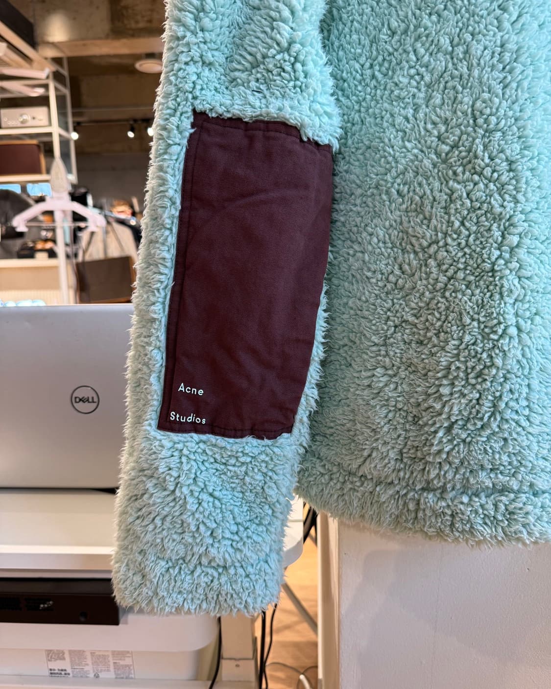 아크네 스튜디오 민트 풀오버 후디 플리스  상품이미지8