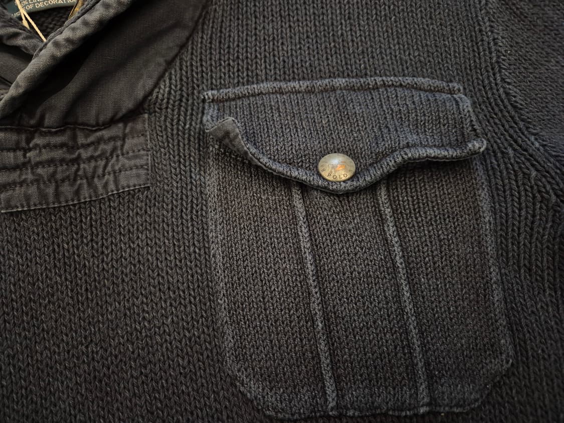 폴로랄프로렌 밀리터리 숄카라 니트 상품이미지4