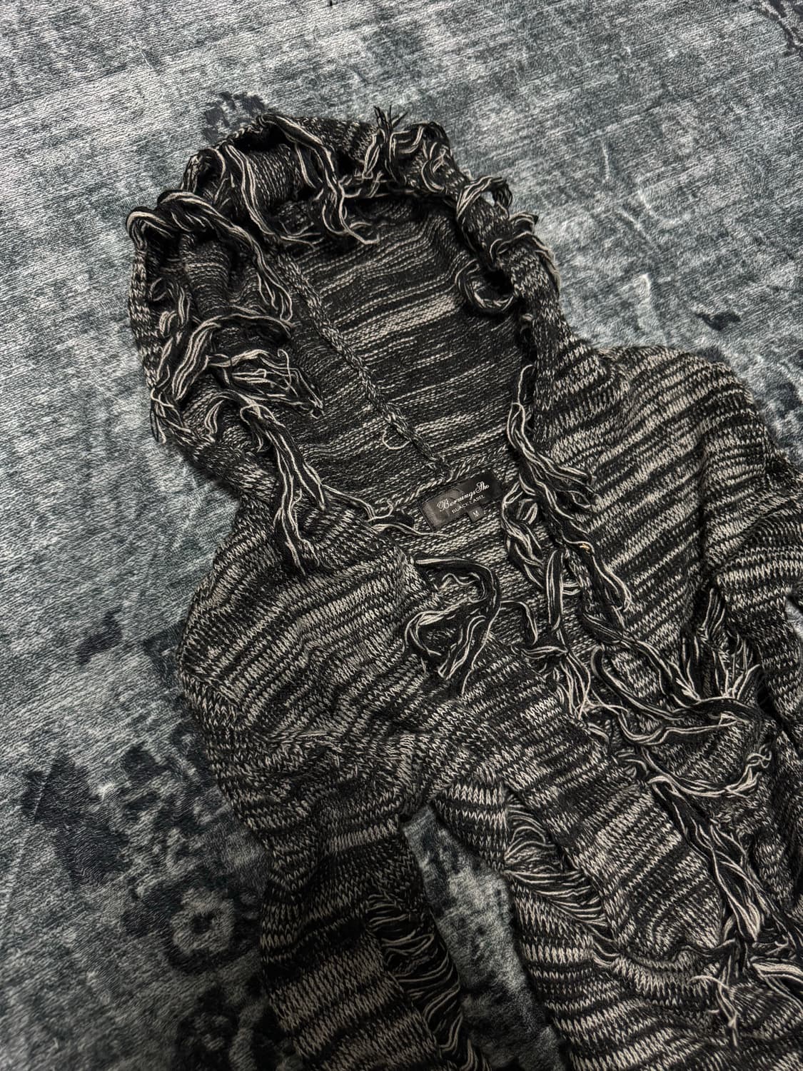 Bernings sho 00s archive fringe cardigan 상품이미지2