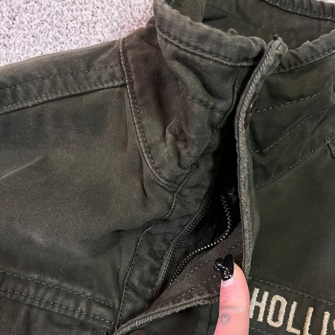 홀리스터 하이넥 필드자켓 상품이미지3