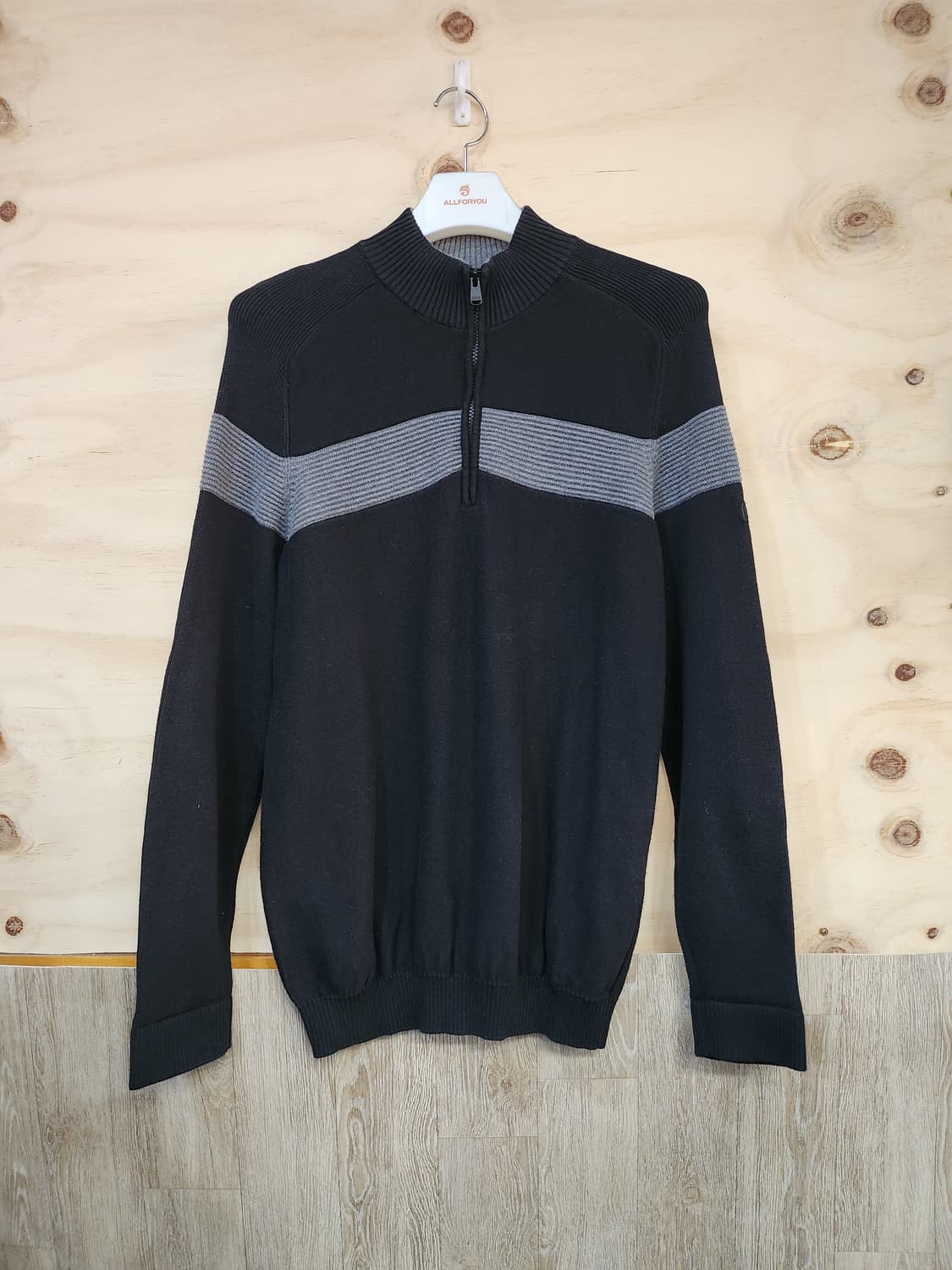 496) 바버 Barbour 남성 반집업 니트 상품이미지1