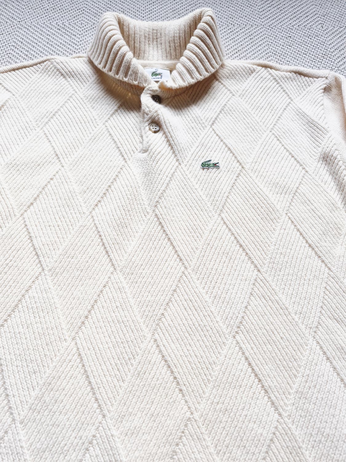 라코스테 숄카라 울 니트 스웨터 100 상품이미지4