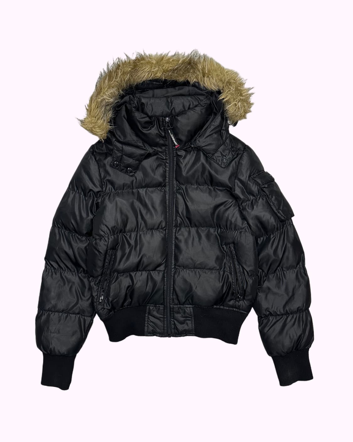 black fur hood padding 상품이미지1