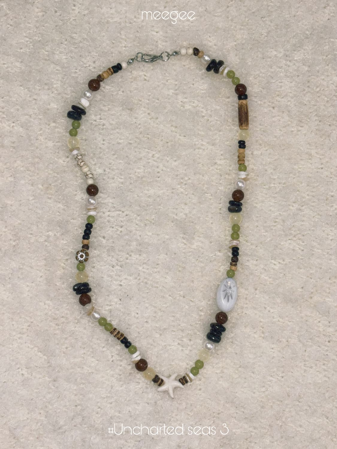 Uncharted seas 3. 비즈목걸이 상품이미지3