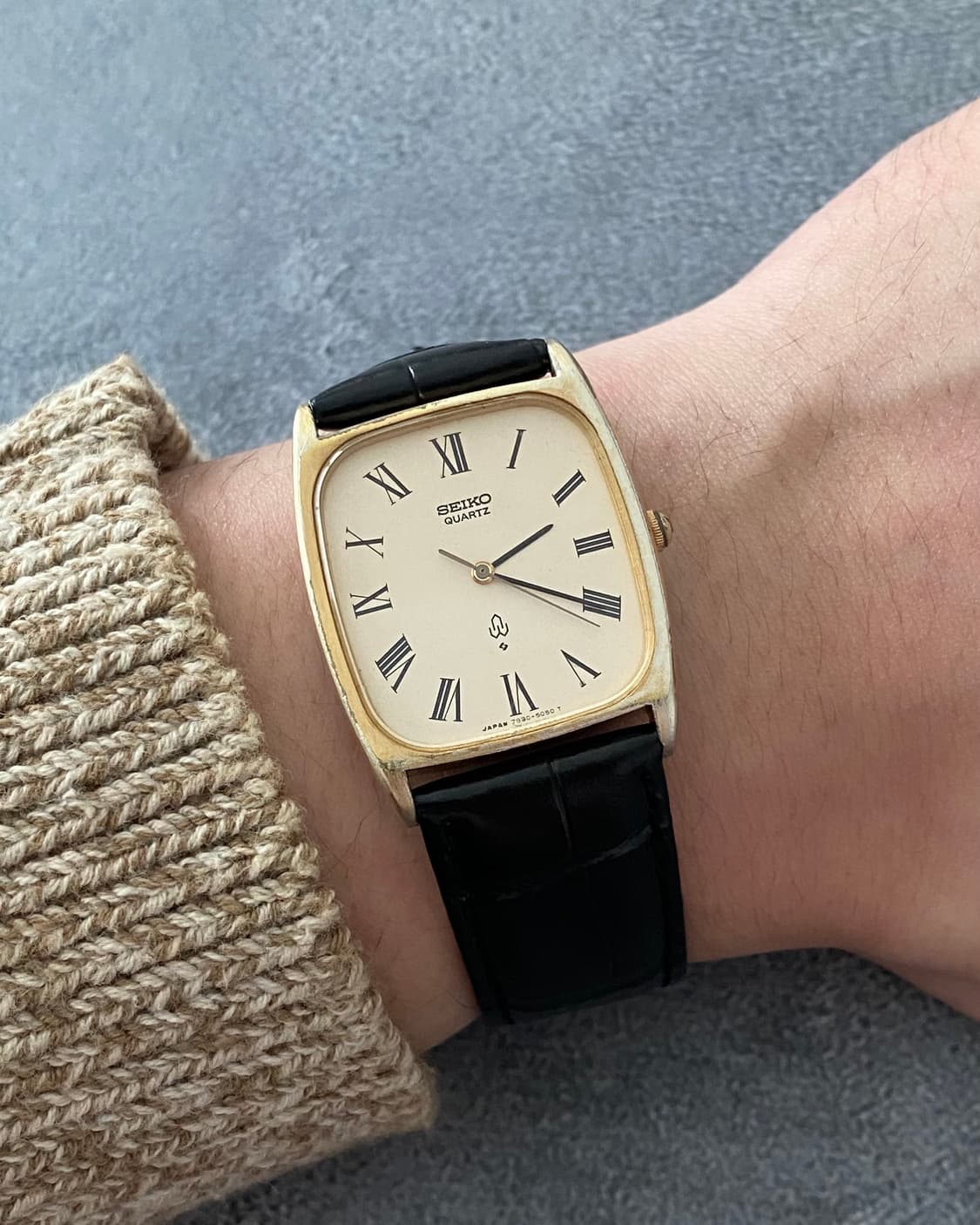 세이코 Seiko 로만 인덱스 스퀘어 쿼츠 상품이미지1