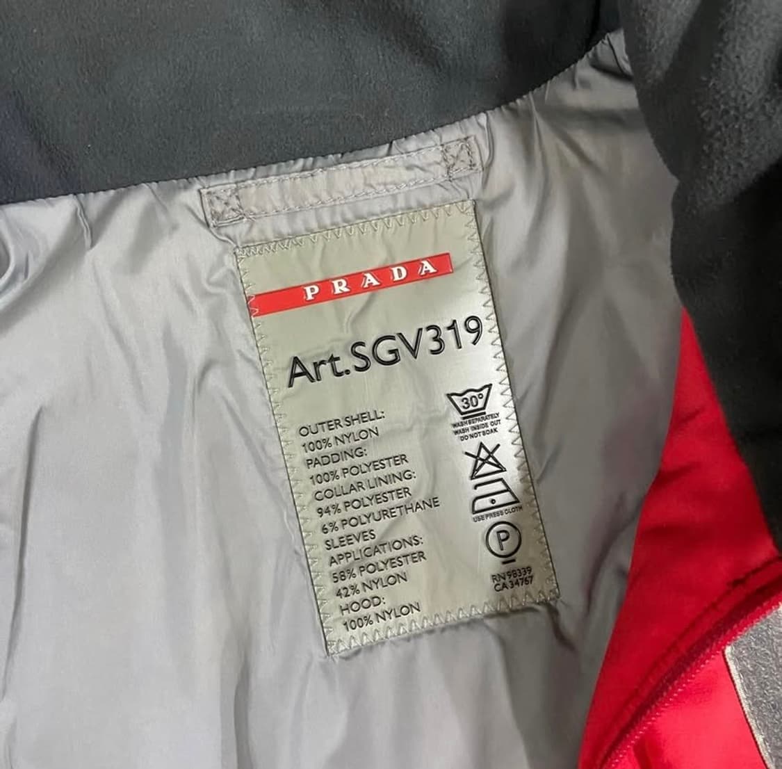 [48] 2003 프라다 스포츠 고어텍스 스키파카 상품이미지8