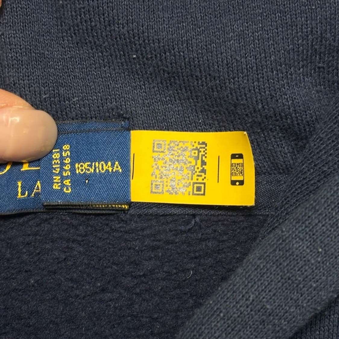 POLO RALPH LAUREN 포니 로고후드티 네이비 XL 상품이미지6