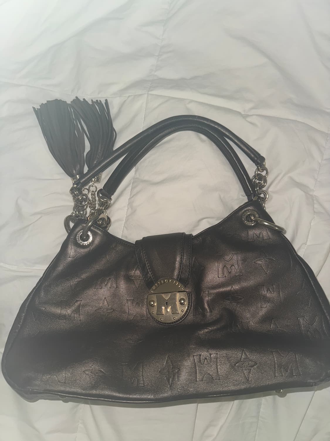 Y2K) 메트로시티 숄더백 메탈 상품이미지1