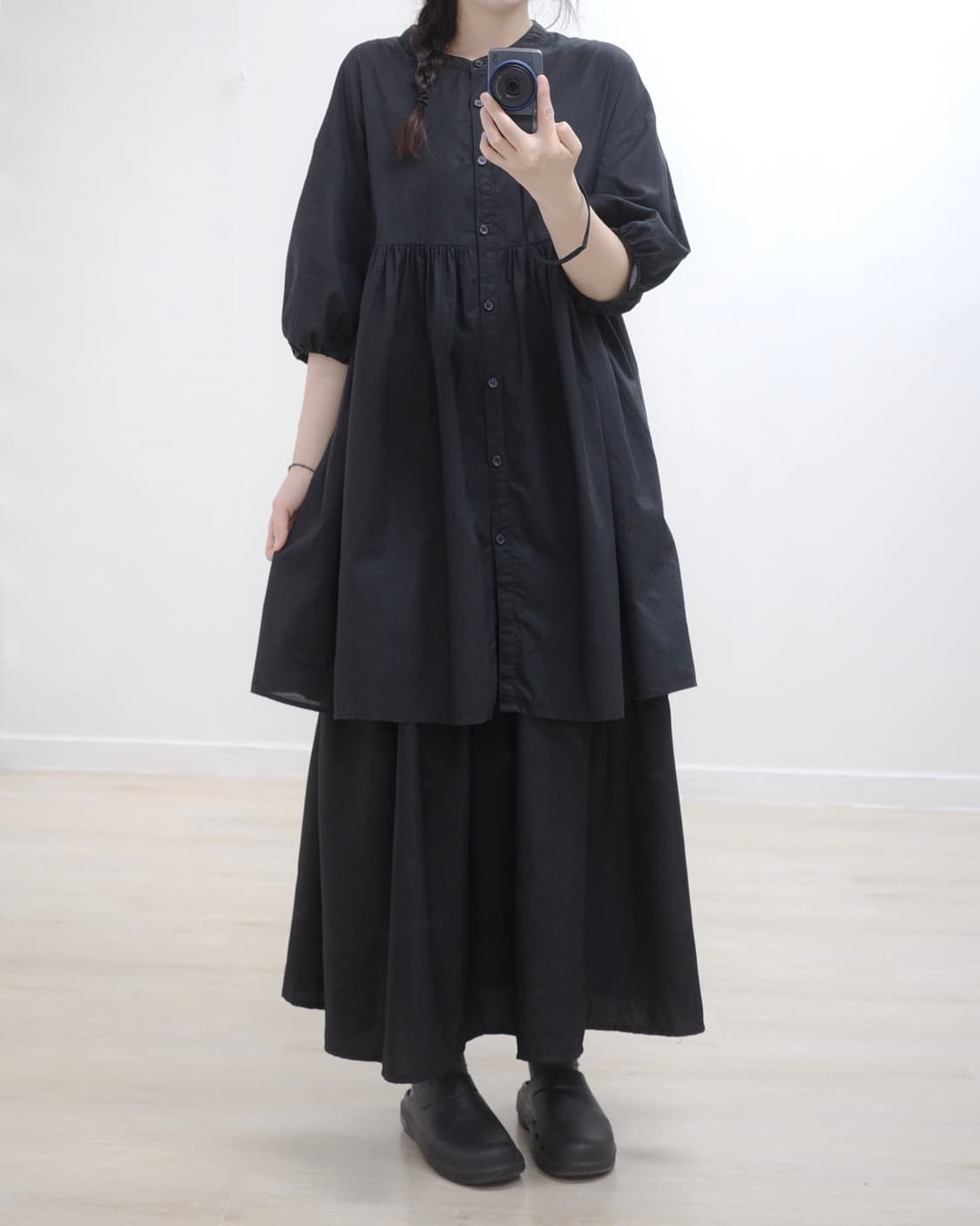Black standard blouse 상품이미지4