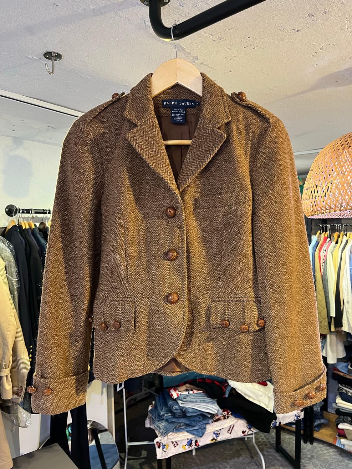 랄프로렌 울 알파카 트위드 자켓(이탈리아제) 상품이미지1
