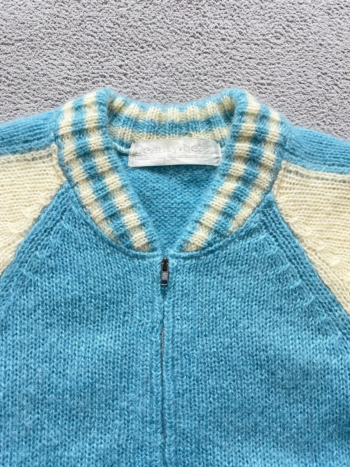 빈티지 뷰티비스트 집업 니트 가디건 자켓 상품이미지6