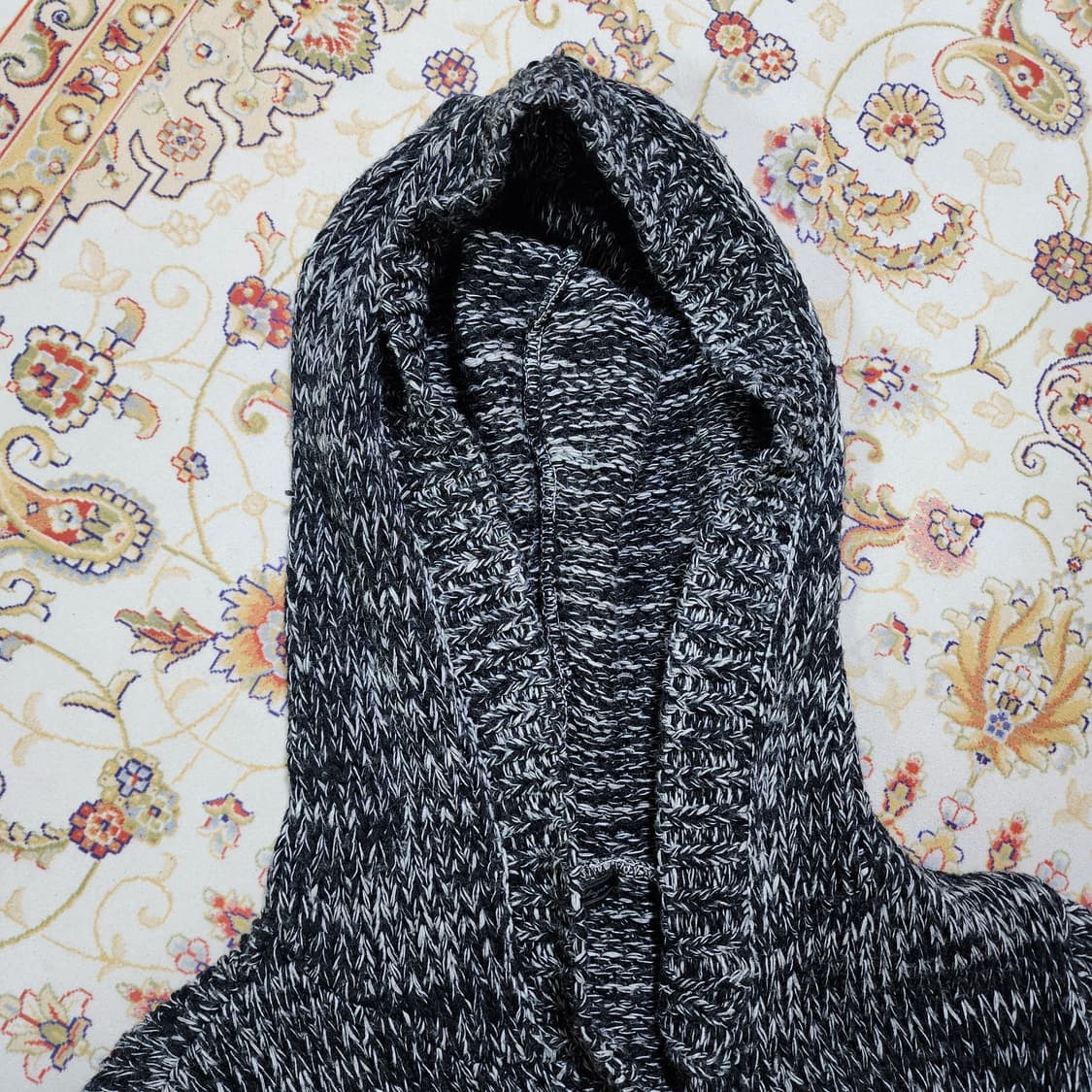 게스 울혼방 후드 롱가디건 44-55 상품이미지3