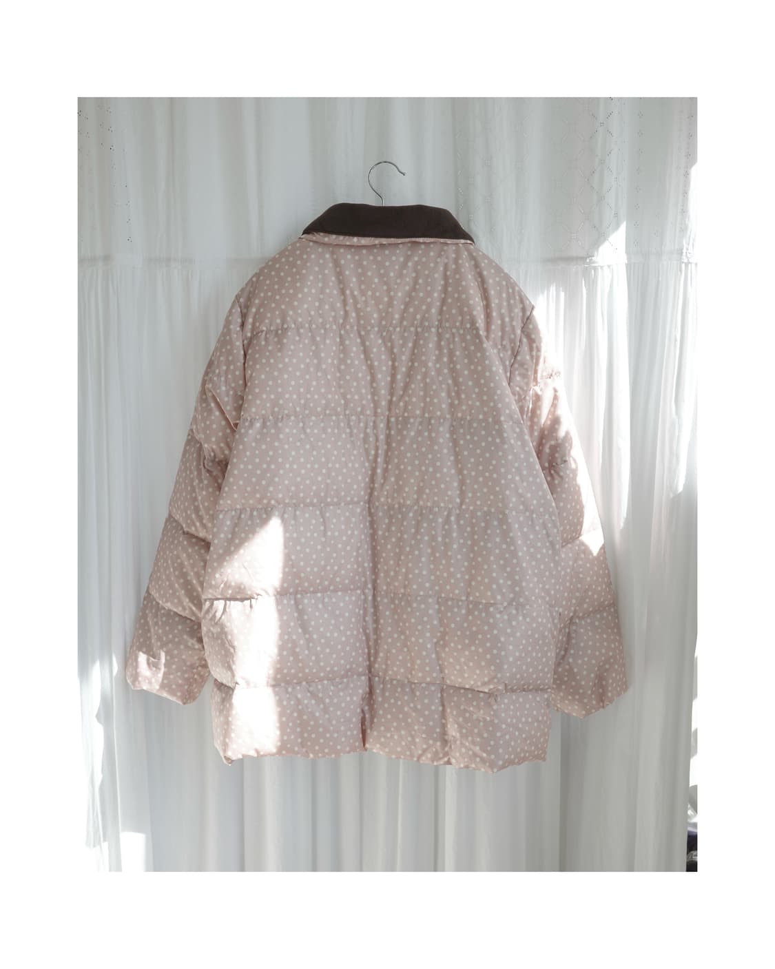 pink dot padded jacket 상품이미지2