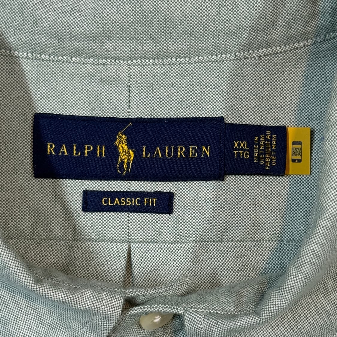 XXL) 폴로 랄프로렌 클래식핏 옥스포드 셔츠 큐알탭 신형 상품이미지6