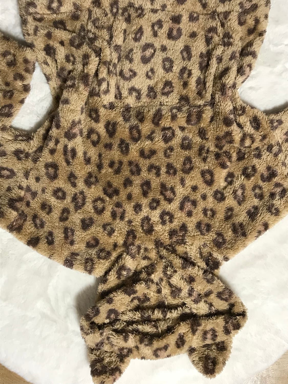 네코미미 레오파드 후드티 오네갸루 빈티지 홈웨어 룸웨어 후드집업 히메갸루 상품이미지2