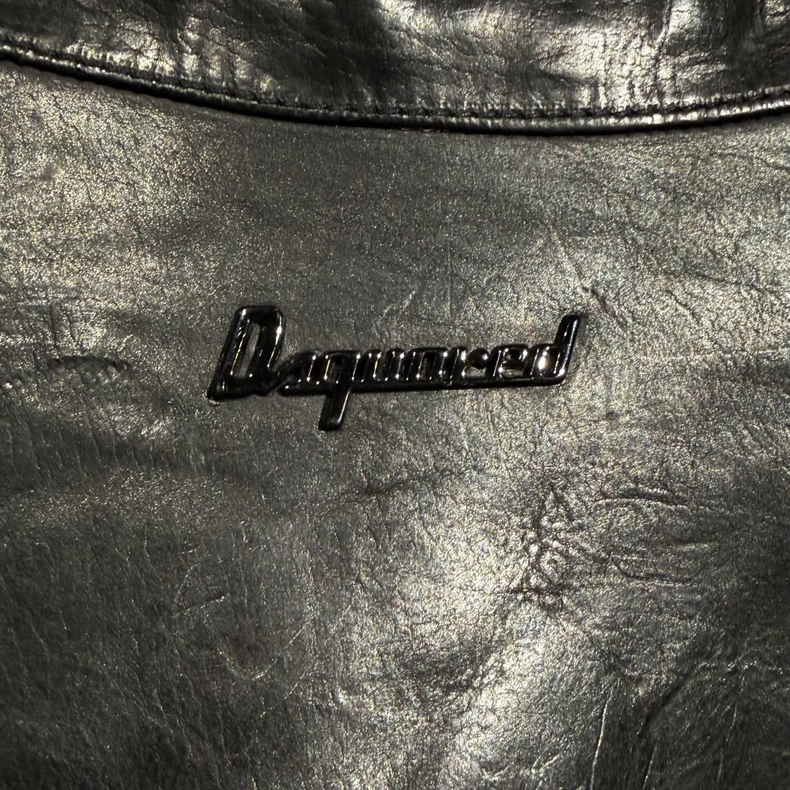디스퀘어드2 이태리 염소가죽 바이커 자켓 M 상품이미지10