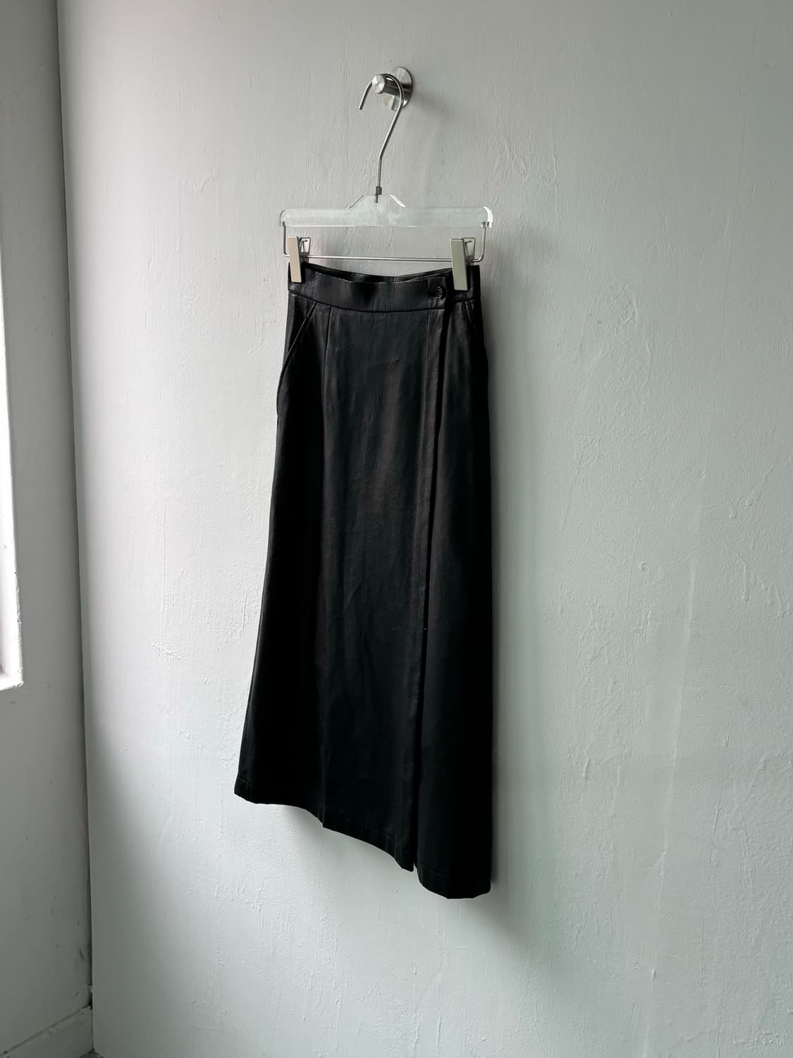 꼼데가르송 트리콧 1996AW 레이가와쿠보 레더 스커트 상품이미지6