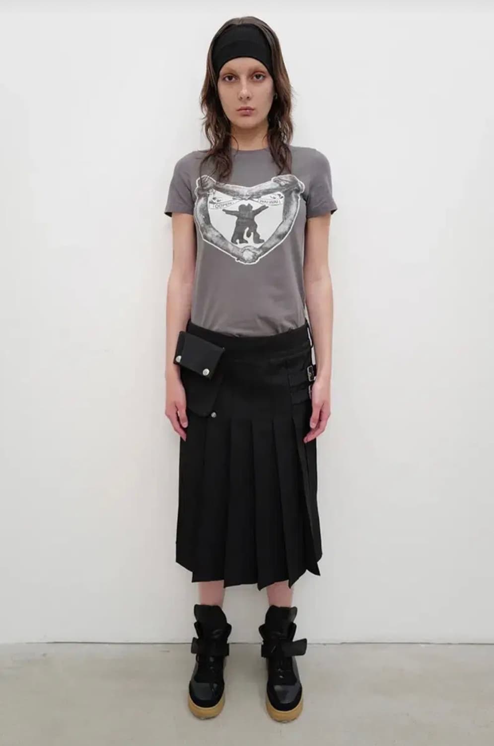 open yy 카고 플리츠 스커트 상품이미지1