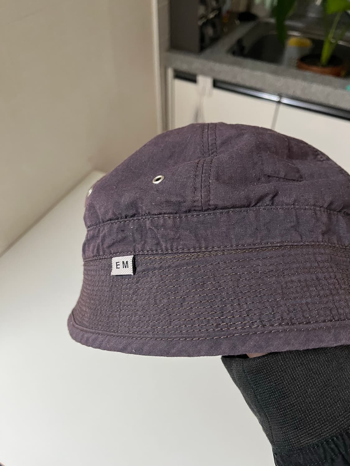 [L]엔즈엔드민즈 아미 버킷햇 (army hat_aubergine컬러) 상품이미지4