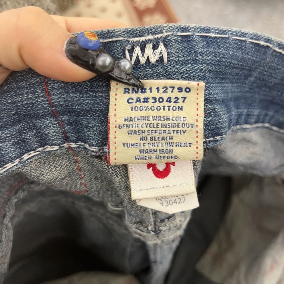 트루릴리젼 조이슈퍼티 세미 부츠컷 데님팬츠 30인치 C08794 상품이미지7