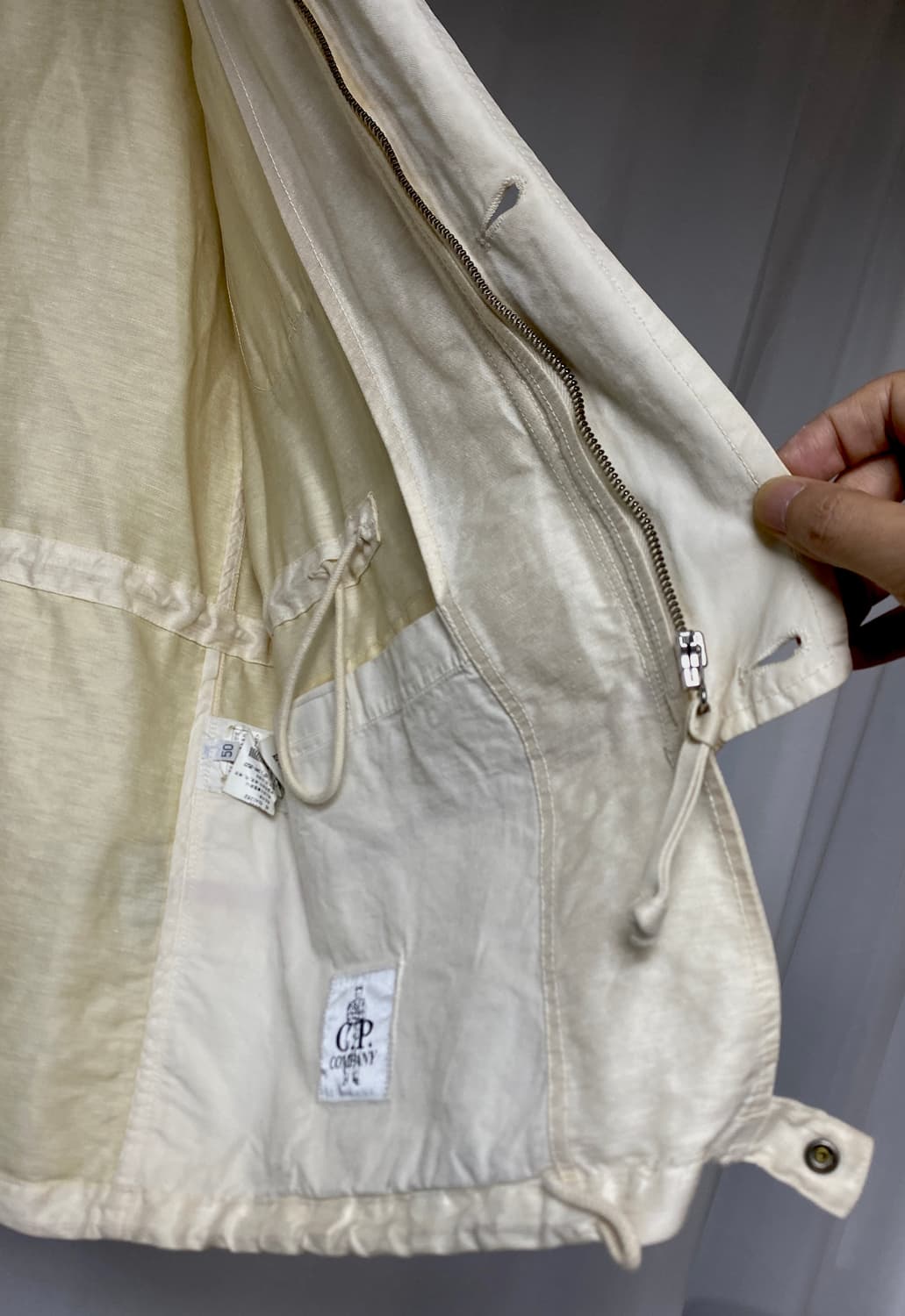 cp컴퍼니 밀레밀리아 고글 린넨 사파리 100사이즈(105사이즈도 가능) 상품이미지7