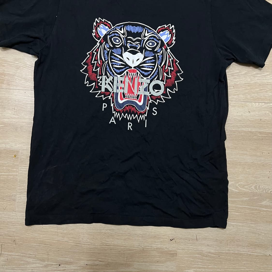 겐조 타이거 빅로고 프린팅 반팔 티셔츠 [블랙] M/95 상품이미지3