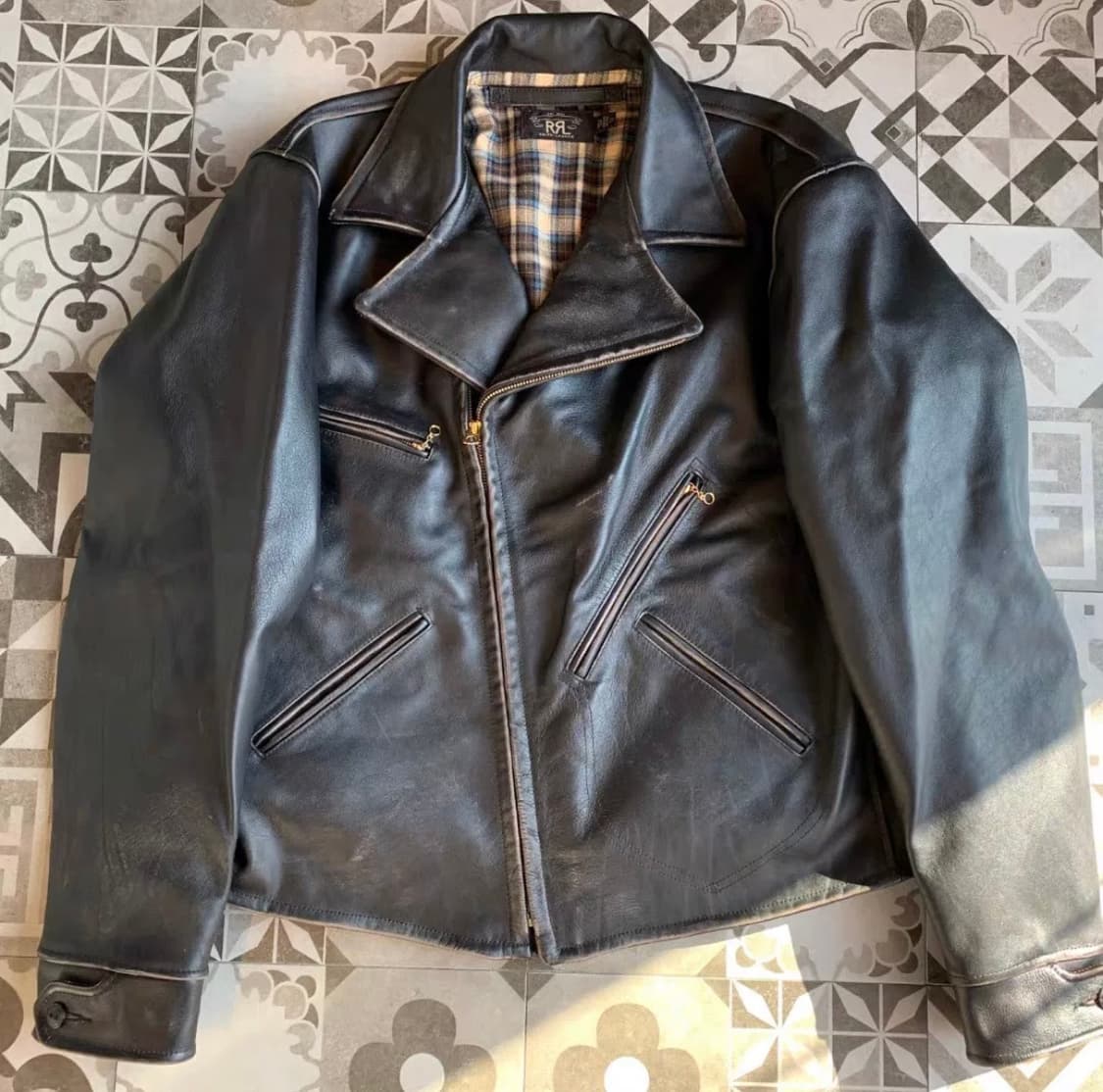 [S] RRL lawson 로손 레더 자켓 상품이미지1