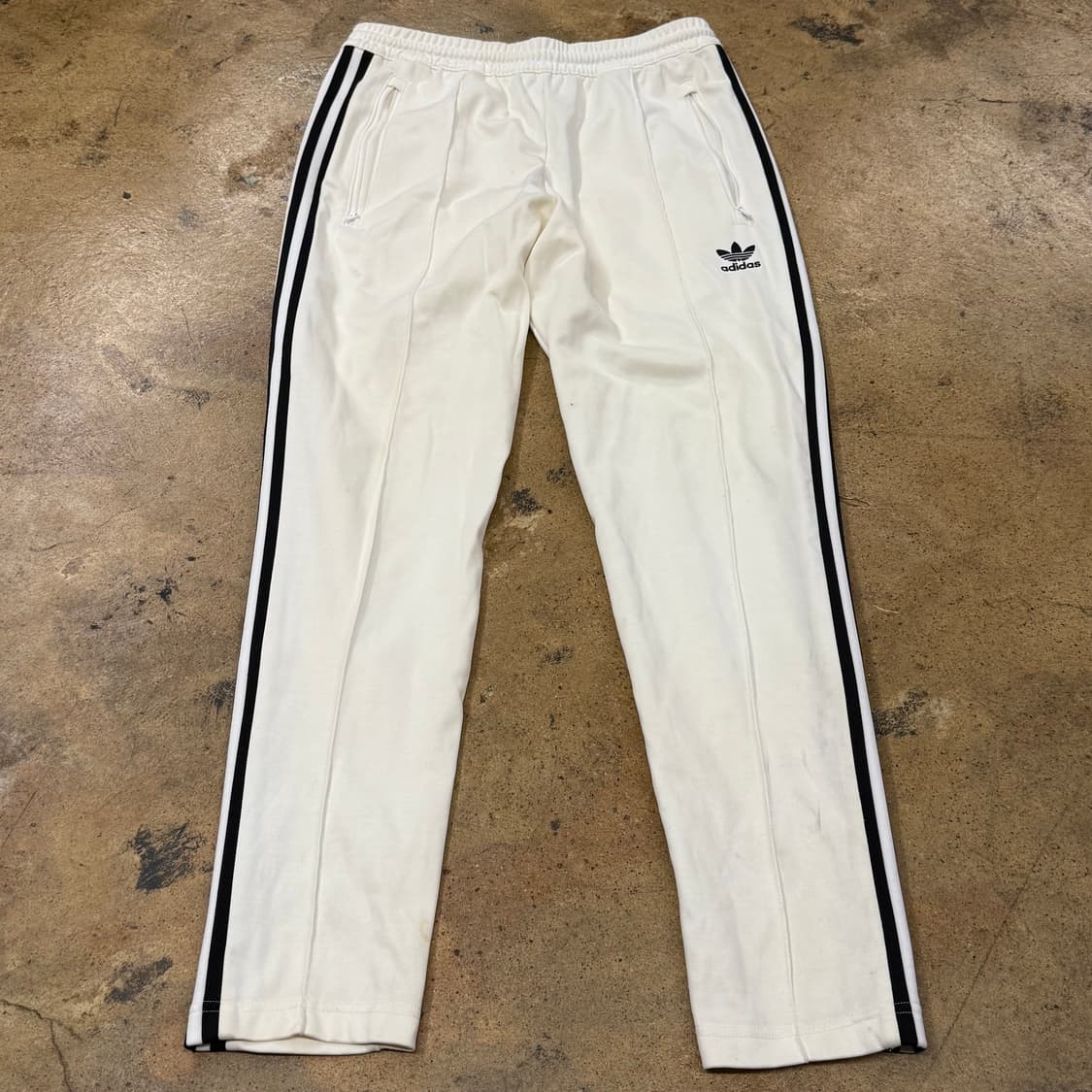 [정품/M] 아디다스 삼선 트랙 바지 아이보리 b16 상품이미지2