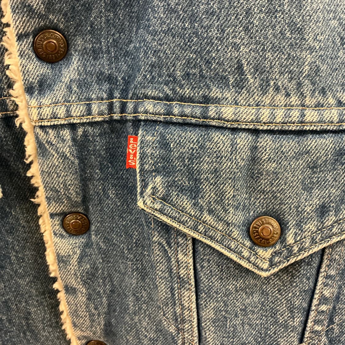 70년대 리바이스 데님 셰르파자켓 상품이미지3