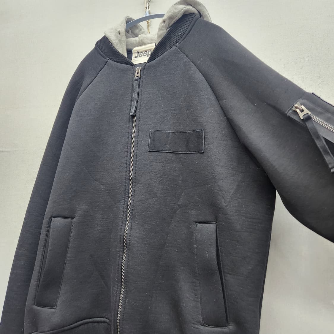 지프 JEEP 성조기 사이드포켓 후드집업 100(XL) 상품이미지2