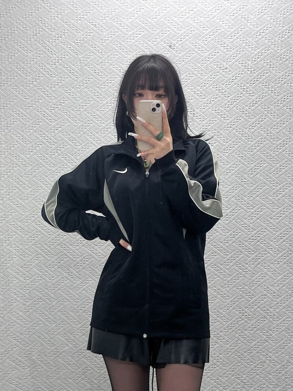 나이키 올드스쿨 스포티 펑크 테크라인 져지 집업 S C10825 상품이미지2