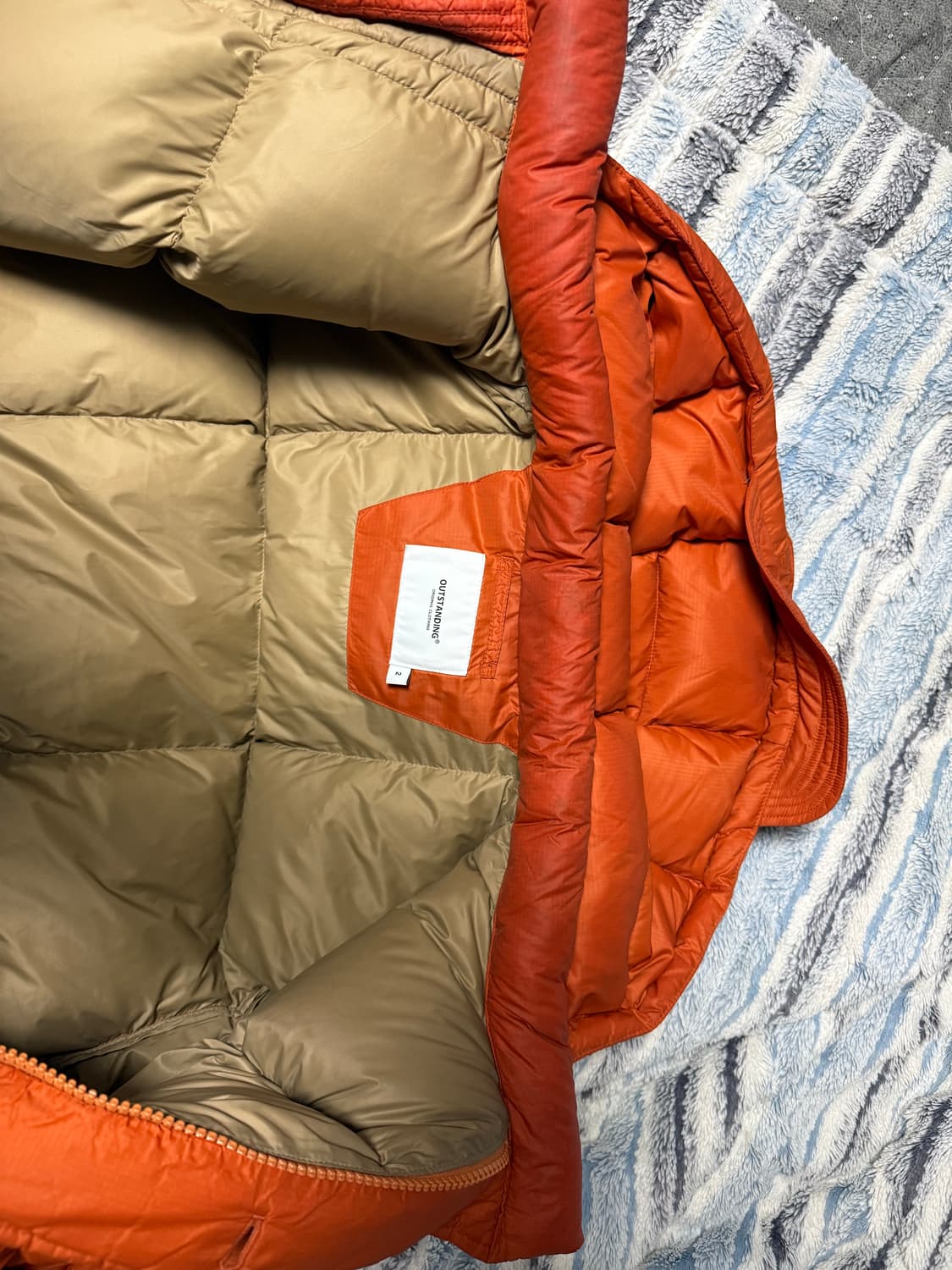 아웃스탠딩 카라코람 오렌지 패딩 2 상품이미지4