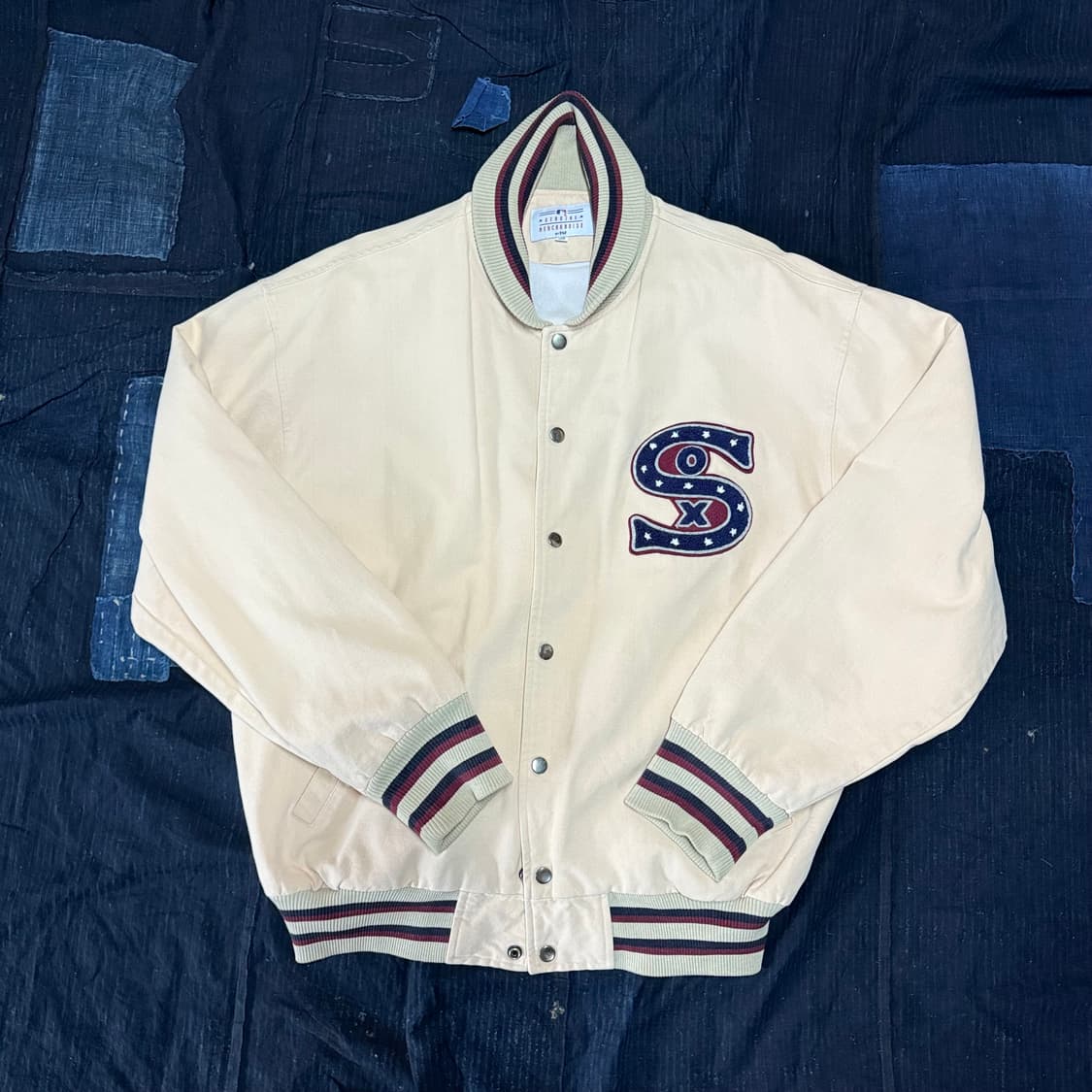 MLB 1917 시카고화이트삭스 심볼 패치 바시티자켓 105 상품이미지1