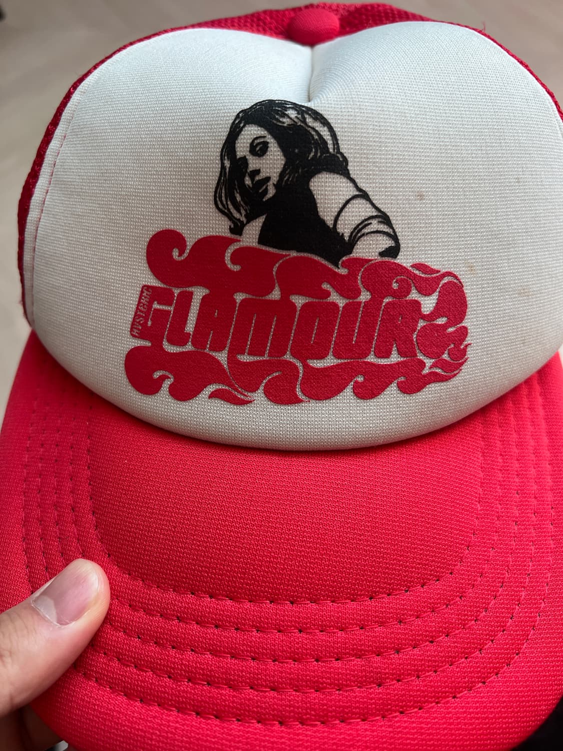 히스테릭 글래머 빅슨 걸 메쉬 캡 상품이미지2