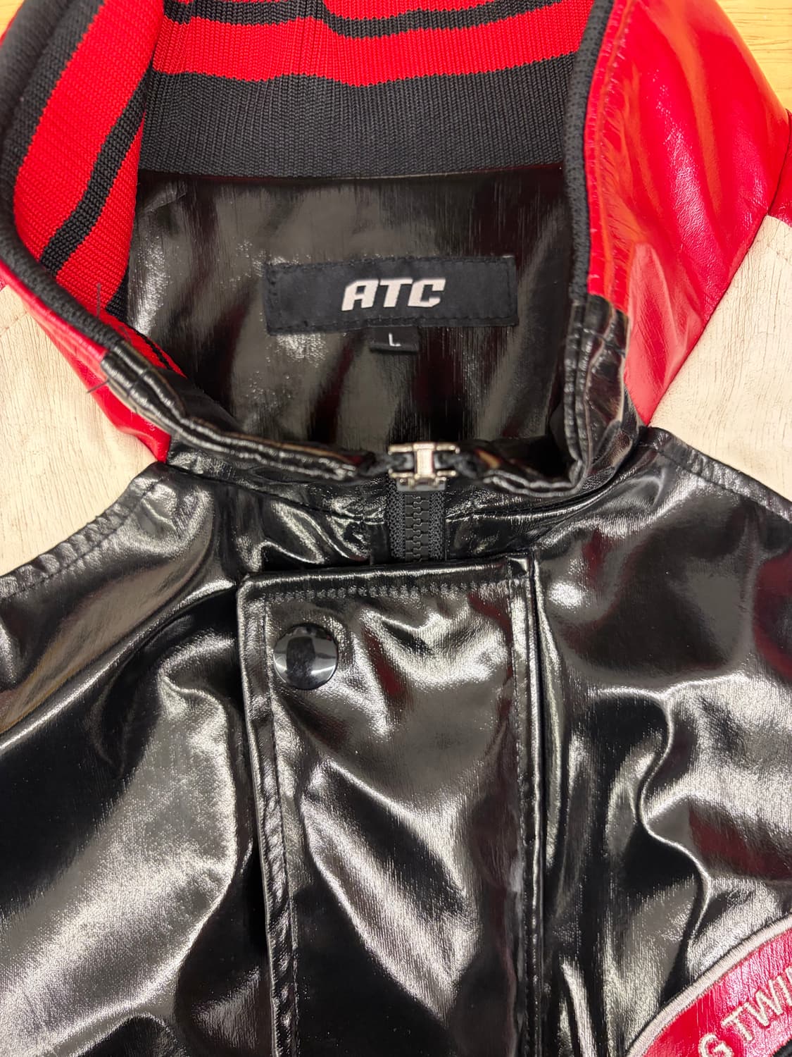 [L] LG 트윈스 atc 유광 야구 점퍼 상품이미지5