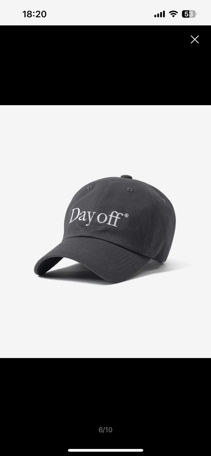 에이카화이트 Dayoff 볼캡 그레이 상품이미지2