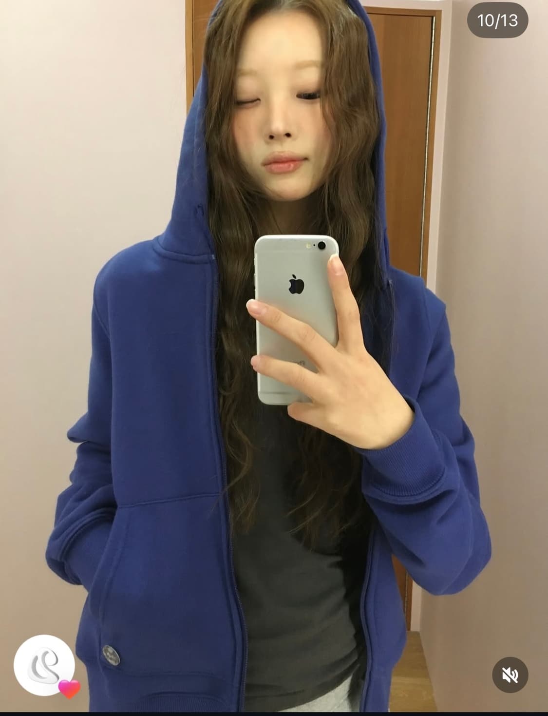 코이세이오 038 후드집업 블루 상품이미지1