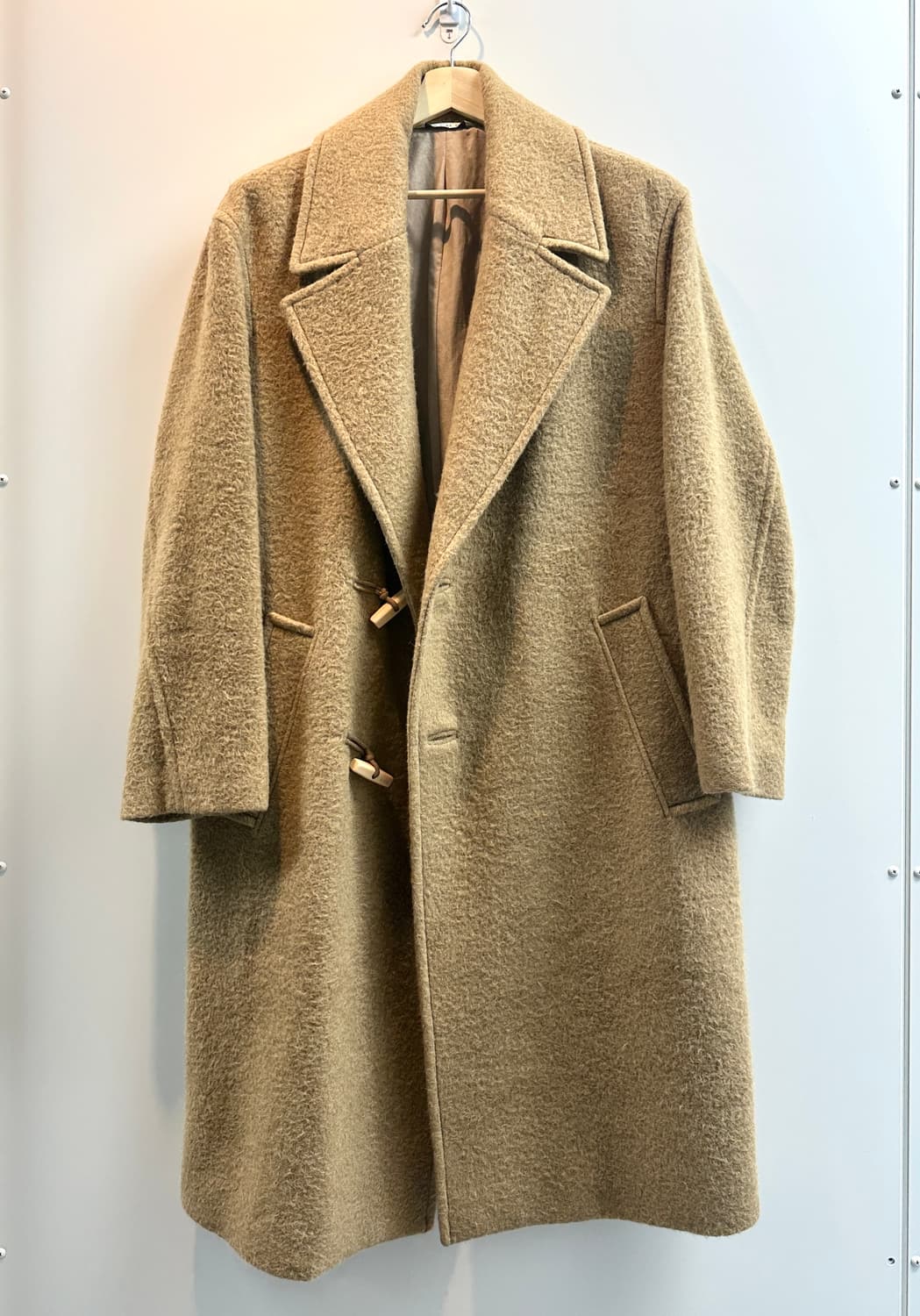 타임옴므 알파카 카멜 코트 (100, 민트급) 상품이미지6