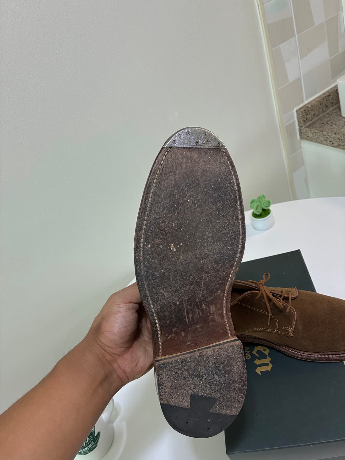 알든 29336f 스너프스웨이드 언라인드 더비 8.5 c/e 상품이미지3