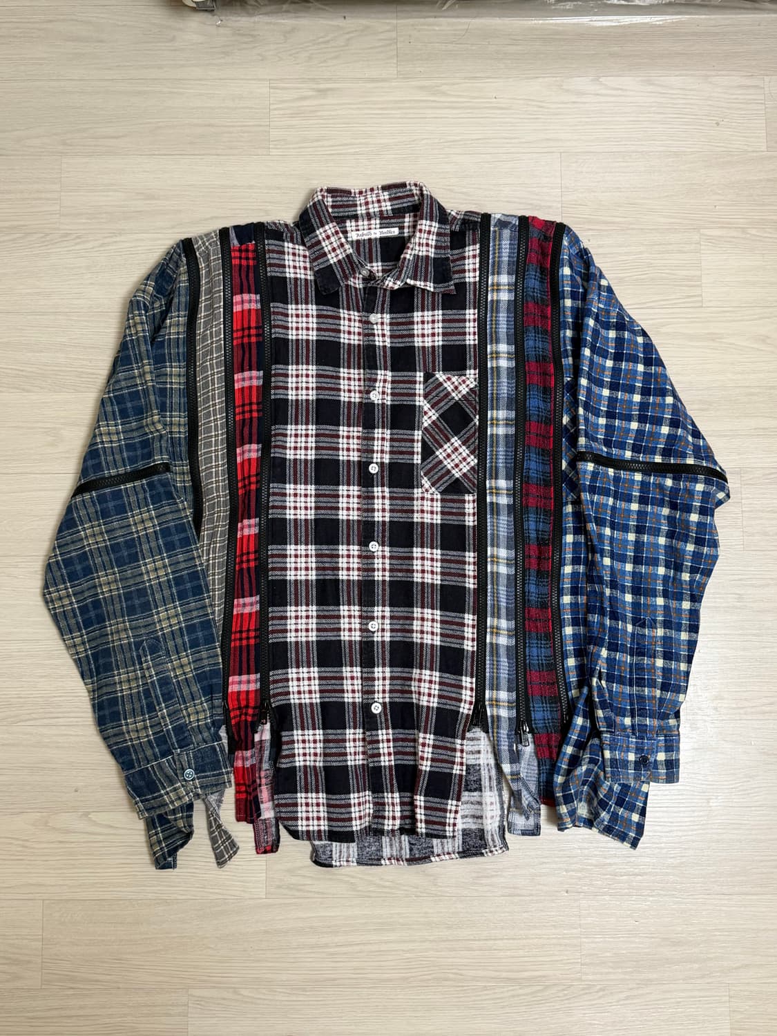 Needles 리빌드 바이 니들스 리메이크 지퍼 셔츠 상품이미지2